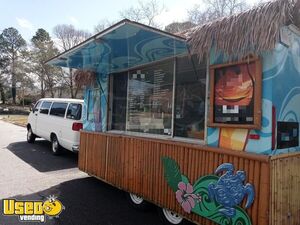 One-of-a-Kind 2015 - 7' x 16' Shaved Ice Concession Trailer