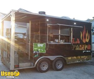 2018 - 8.5' x 16' Commercial Kitchen Trailer / Food Vending Trailer with 5' Porch