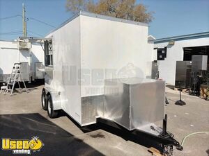 2023 BRAND NEW 6' x 12' Street Food Concession Trailer / New Mobile Kitchen Unit