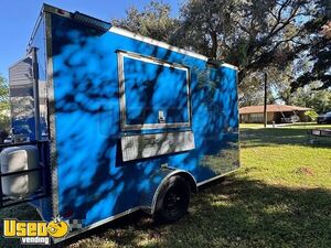 2024 7' x 12' Kitchen Food Concession Trailer with Fire Suppression