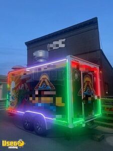 2022 8' x 16' Quality Kitchen Food Concession Trailer with Fire Suppression & HCD Insignia