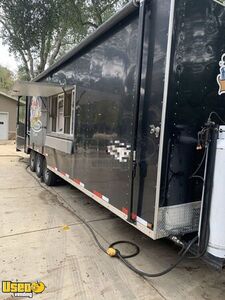 Custom-Built Barbecue Food Trailer with Commercial Kitchen