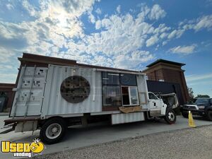 Custom Built - 34' Ford F800 Wood Fired Pizza Truck with Forno Bravo Casa 120 Oven