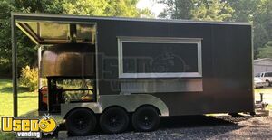 2023 8.5' x 20' Wood Fired Pizza Concession Trailer with All NSF Equipment