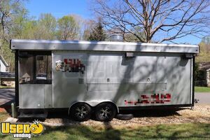 2022 8' x 22' Kitchen Food Concession Trailer with Back Porch
