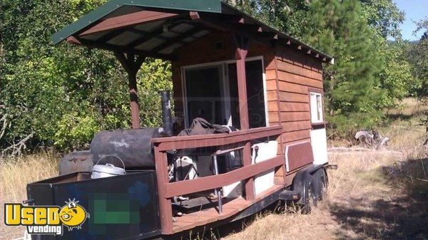 2010 - 25' x  8' Custom Built BBQ Concession Trailer