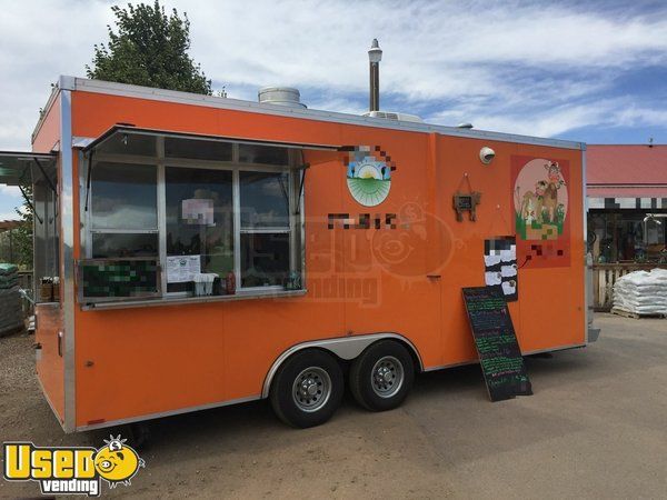 2016 - 8.6' x 20' Mobile Kitchen Food Concession Trailer