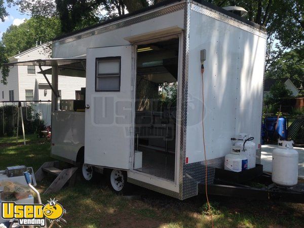 2008 - 7' x 13' Food Concession Trailer with a Newly Remodeled Kitchen
