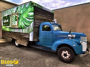 Vintage 1946 Chevy Fire Truck 26' Kitchen Food Truck LOADED