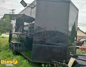 NEW - 2023 7' x 16'  Kitchen Food Trailer with Fire Suppression System