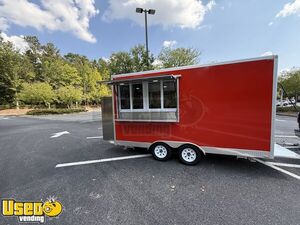 2025 7.2' x 13' Kitchen Food Concession Trailer with Commercial Equipment