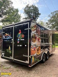 2021 8.5' x 18' Diamond Cargo Kitchen Food  Concession Trailer with Fire Suppression