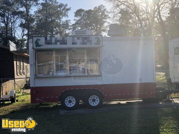 8.5' x 16' Mobile Kitchen Food Concession Trailer