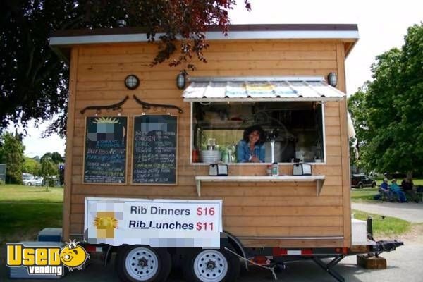 Solar Powered Food Concession Trailer/Used Mobile Kitchen Unit
