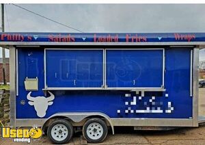 7' x 18' Mobile Kitchen Unit / Used Street Food Concession Trailer