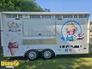 2024 Ice Cream/Soft Serve Concession Trailer Mobile Vending Unit