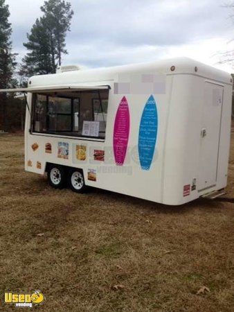 2000 - 14' x 7' Fibrecore Food Concession Trailer