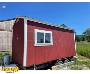 Barn Style 2019 - 8' x 16' Food Concession Trailer - Street Food Vending Unit