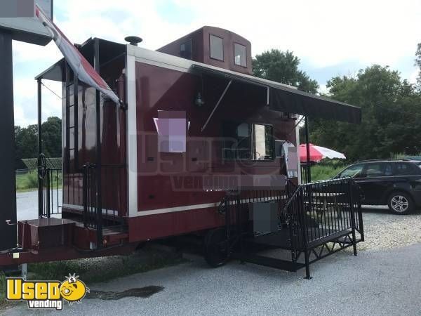 2012 - 8' x 24' Caboose Concession Trailer with Porch