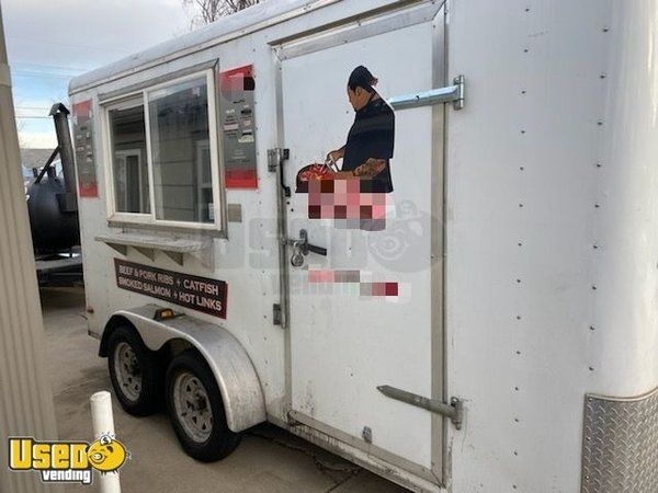 2015 - 6' x 14' Lark Food Concession Trailer with Buckeye Pro Fire Suppression