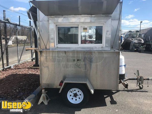 All Stainless Steel 2009 - 6' x 6' Towable Street Food Concession Trailer