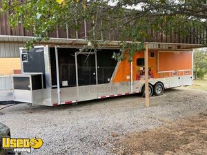 Well Equipped - 8.5' x 30' 2014 Freedom Barbecue Food Trailer with Bathroom