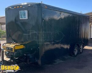 Used - 7' x 18' Food Concession Trailer | Mobile Food Unit