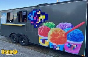 2024 8.5' x 18' Shaved Ice Trailer Snowball Concession Trailer w/ Bathroom