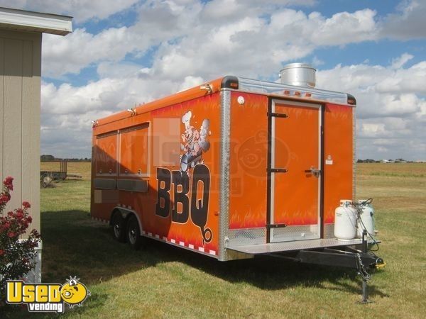 2012 - 8.5' x 24' BBQ Smoker Trailer