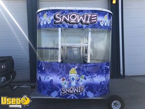 2005 5' x 8' Snowie Snowball Concession Trailer / Shaved Ice Kiosk