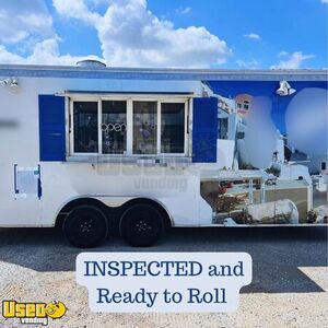Turn Key - 2022 8' x 20' Kitchen Food Trailer with Fire Suppression System