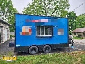 2024 8.5' x 16' Kitchen Food Concession Trailer with Pro-Fire System