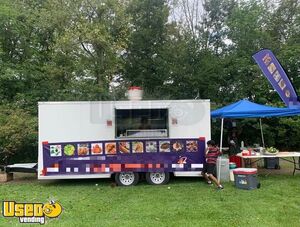 Well Equipped - 8.5' x 16' Kitchen Food Concession Trailer with Fire Suppression