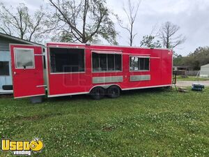 2020 8.5' x 26' Kitchen Food Concession Trailer with Pro Fire System