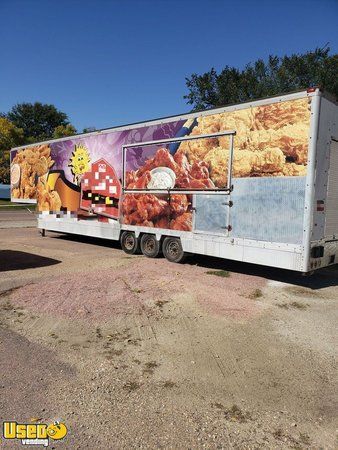 Two 8.6' x 44' Food Concession Trailers