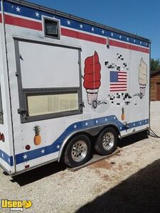 2005 United 8.4' x 14' Ice Cream Concession Trailer / Soft Serve Trailer