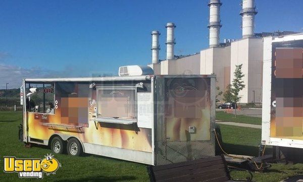 2012 - 8.6' x 20' BBQ Concession Trailer with Porch