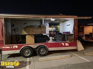 15' Forno Bravo Wood-Fired Pizza Concession Trailer/Brick Oven Pizza Trailer