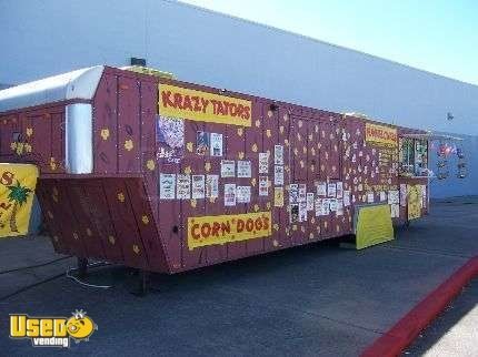 37' x 8' Concession Trailer with Living Quarters