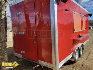 2021 8' x 18' Kitchen Food Trailer with Fire Suppression System | Concession Trailer
