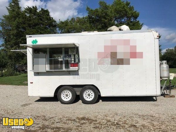 8' x 16' TURNKEY Mobile Kitchen Food Concession Trailer