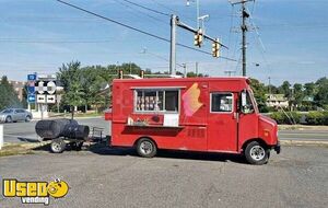 Ford F350 Diesel Food Truck w/ Towable Commercial BBQ Smoker