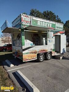 Carnival Style - Interstate 6' x 16' Food Concession Trailer - Mobile Street Vending Unit
