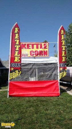 6' x 12' Pizza Concession Trailer/Kettle Corn Concession Stand with  Trailer