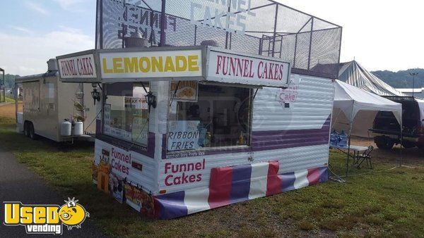 8' x 24' Used Carnival Food Concession Trailer