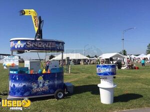 Snowie Shaved Ice Concession Trailer / Ready to Use Mobile Snowball Trailer