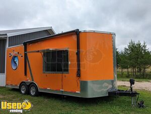 2021 20' Barbecue Food Trailer with Porch | Food Concession Trailer