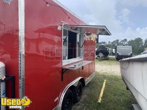 NEW - 2024 8' x 16'  Kitchen Food Trailer with Fire Suppression System