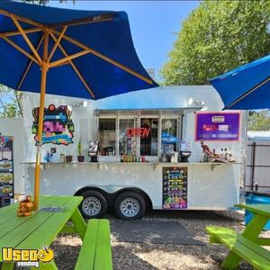 Fully Equipped 2022 - 7' x 16'  Kitchen Food Trailer | Food Concession Trailer
