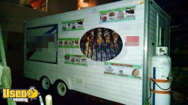 Ready to Operate 18' Food Concession Trailer / Used Mobile Kitchen Unit